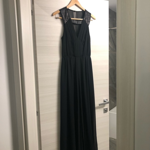 BCBG Black Floor Length Dress - Picture 10 of 11
